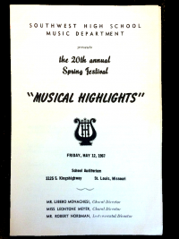 1967 Spring Festival 'Musical Highlights' program