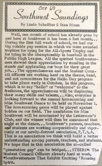 PROM Magazine: Southwest Soundings October 1969