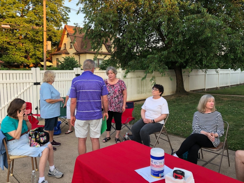 Randi Reed Weber, Nancy Sinn O'Reilly, Burt Knollman, Deb Welborn Curtis, Carol Asher, Julie Otto