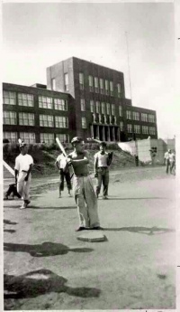 neighborhood baseball game